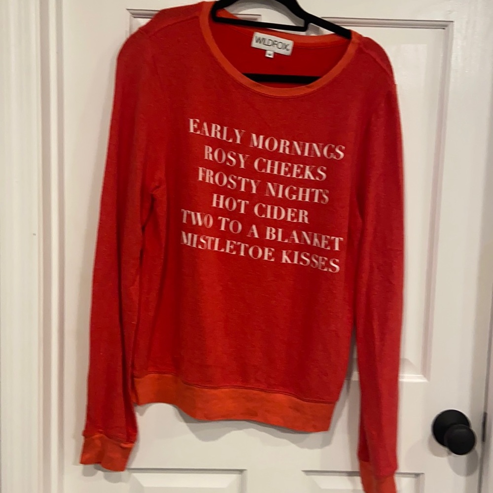 Wild fox Christmas sweater shirt